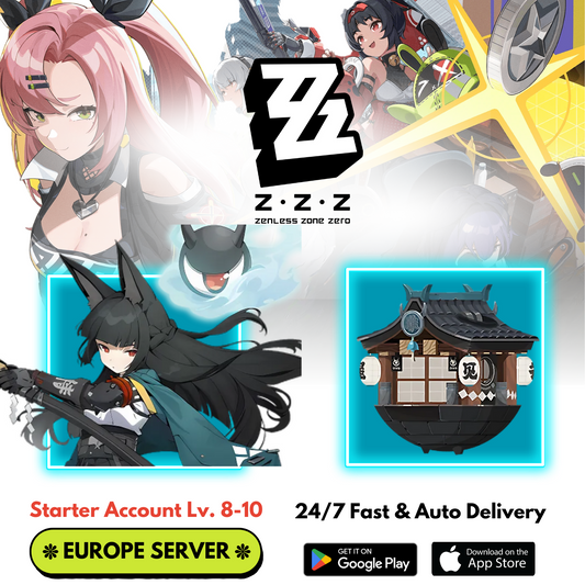 [Europe] Hoshimi Miyabi + weapon Zenless Zone Zero Farmed Reroll Account