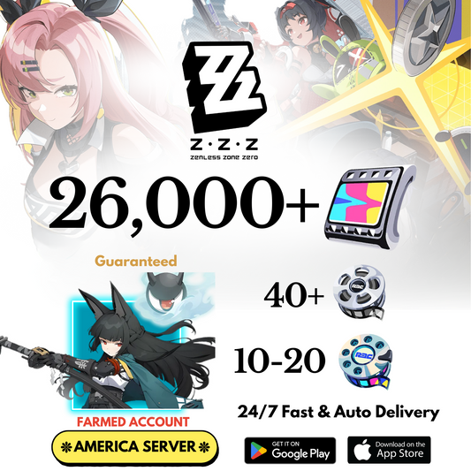 [America] 26,000+ Polychrome+Hoshimi Miyabi Zenless Zone Zero Farmed Reroll Account