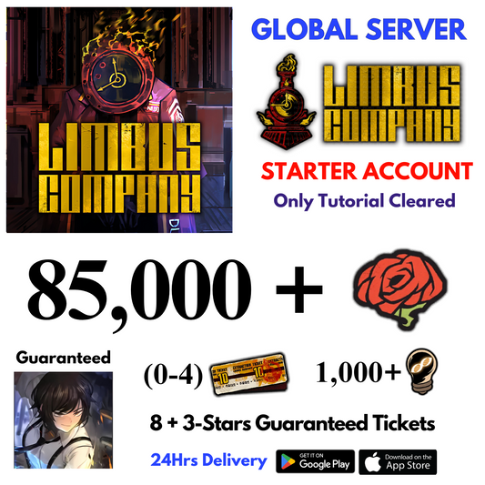 [GLOBAL] 85,000+Gems Limbus Company Starter Reroll Account