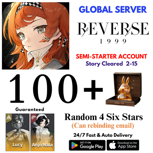 [GLOBAL] 100+Unilogs+Anjo+Lucy+4 Random 6 Stars Reverse: 1999 Reroll Starter Account