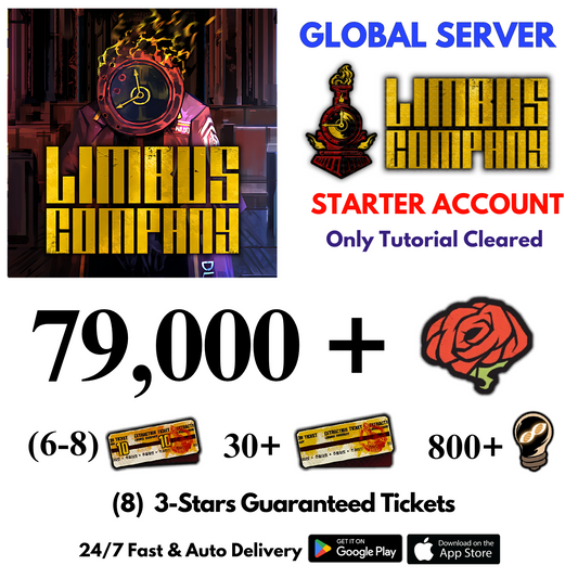 [GLOBAL] 79,000+Gems Limbus Company Starter Reroll Account