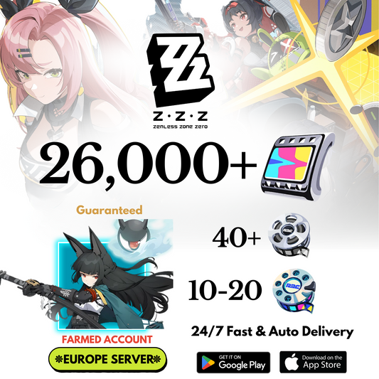 [Europe] 26,000+ Polychrome+Hoshimi Miyabi Zenless Zone Zero Farmed Reroll Account